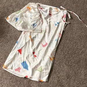 2 Piece - Emory Park Strapless Dress with Colorful Print